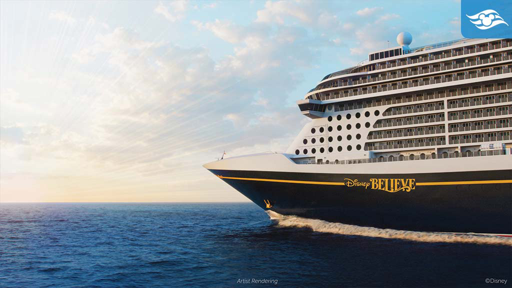Render del Disney Believe, el próximo barco de Disney Cruise Line que debutará a finales de 2027