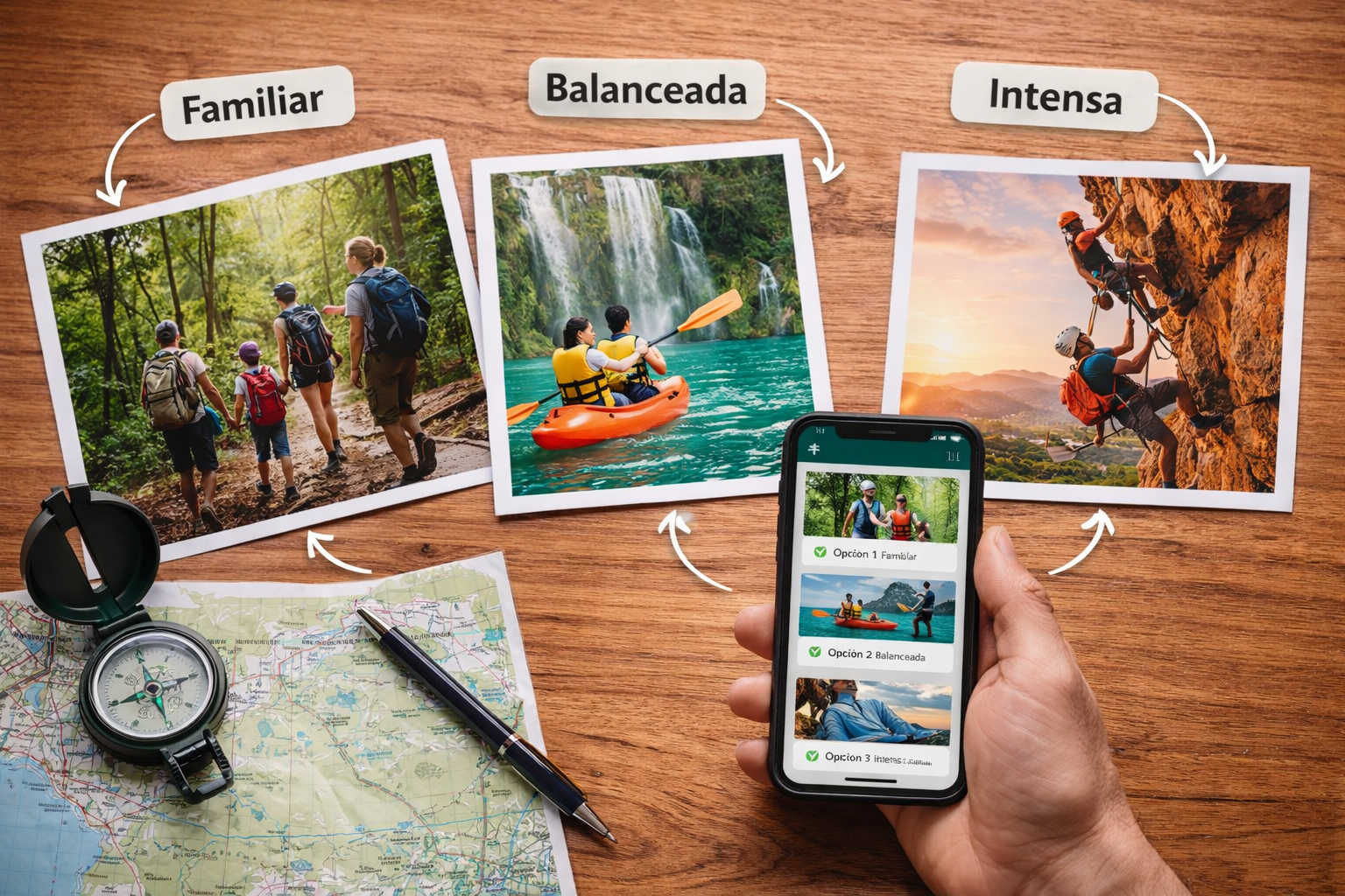 Curaduría de aventura según tu estilo